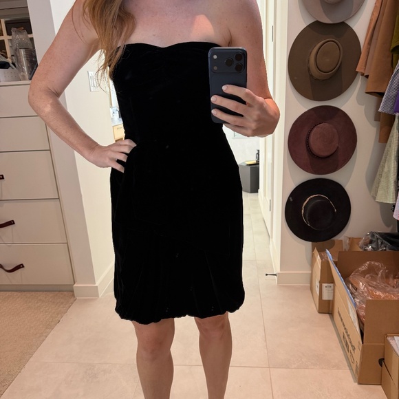 Marc by Marc Jacob’s Black Velvet Mini Dress - Picture 1 of 7